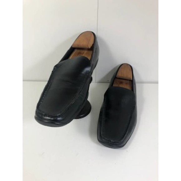 Prada Leather Square Toe Slip On Driving Shoe Brown Mens US 9 - Picture 3 of 8